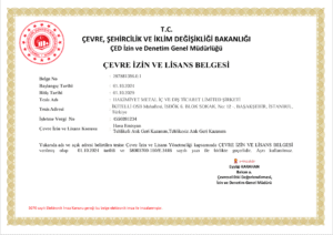 HAKİMİYET METAL LİSANS BELGESİ